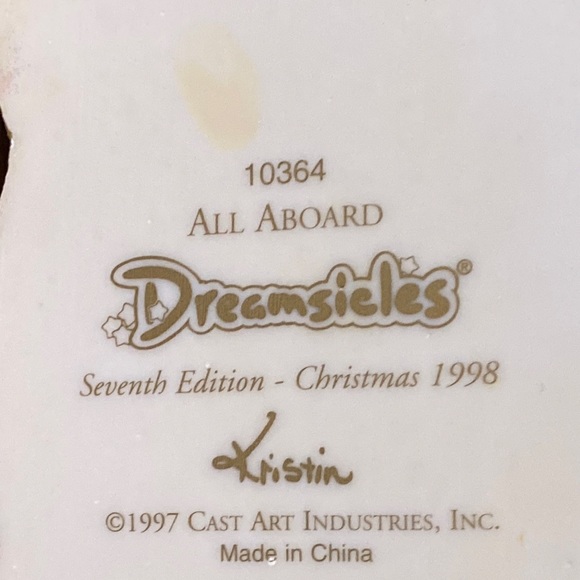 NIB Vintage Dreamsicles All Aboard Sculpture